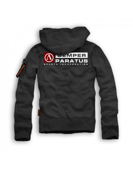 Semper Paratus ZIP mikina 30004 schw