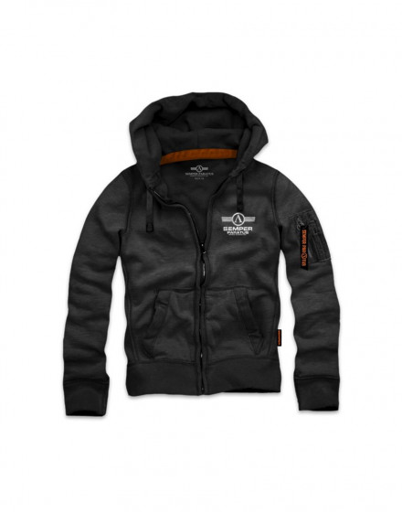 Semper Paratus ZIP mikina 30005 schw