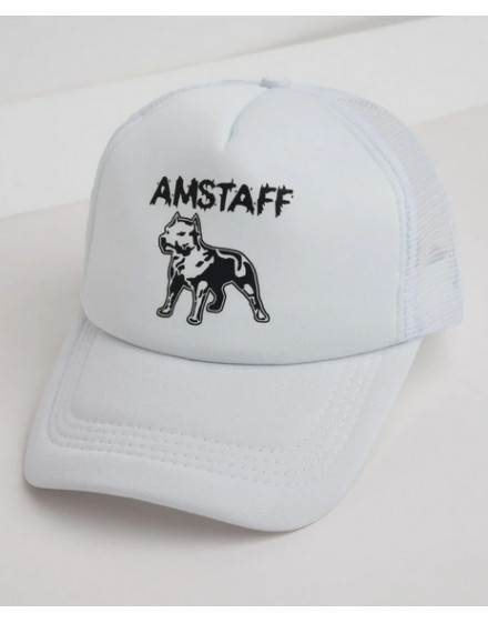 AMSTAFF čepice Logo Mesh Cap White