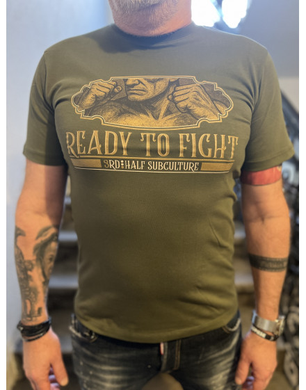 3rd Half triko Ready to fight olive