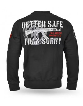 TS pánská mikina Better safe schwarz