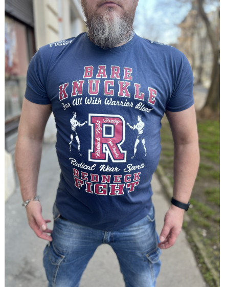 RW Pánské Tričko BARE KNUCKLE navy