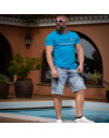 Thor Steinar CARGOJEANSSHORTS RYDAL denim-lightblue