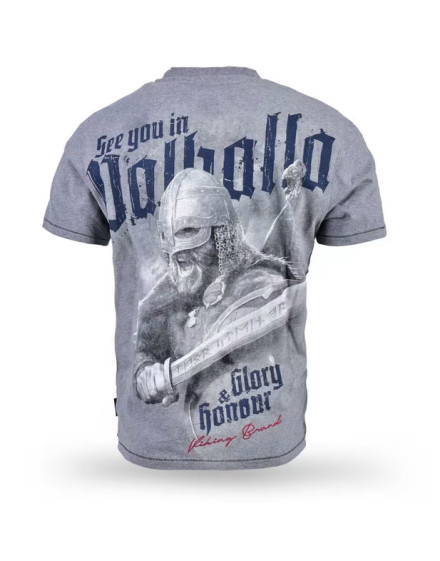 Thor Steinar Tričko NEVERFJORD grau/mel