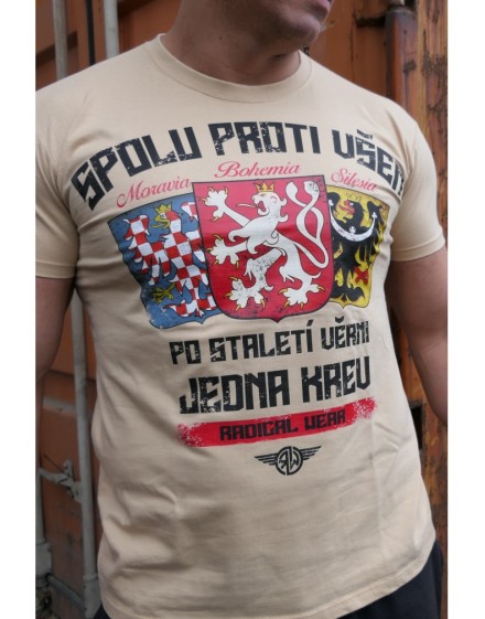 Tričko Spolu proti všem PÍSKOVÉ