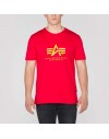 Pánské Basic T-Shirt Alpha Industries red