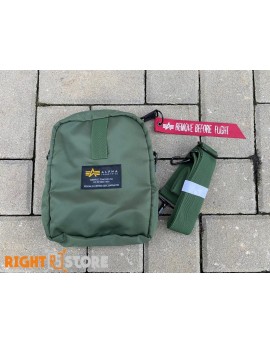 Alpha Industries Crew Carry bag green