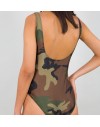 Alpha Industries dámské plavky RBF Swimsuit wdl camo