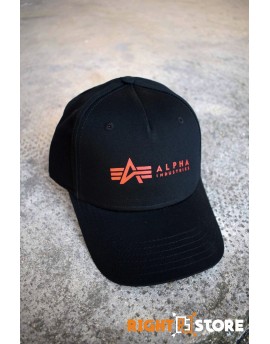 Alpha Industries Alpha Cap Black/Red