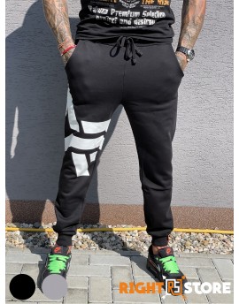 Alpha Industries teplákové kalhoty Side Logo Jogger (black, grey)