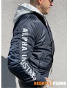 Alpha Industries pánský bomber MA-1 D-Tec SE rep. blue/reflective