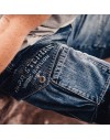 Thor Steinar Cargojeansshorts Stahlheim Mittelblau