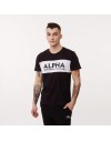 Alpha Industries pánské triko Inlay T black/white