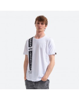 Alpha Industries pánské tričko Defense T white/black