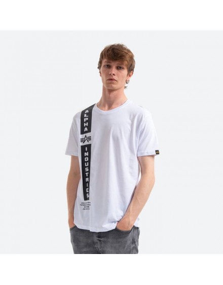 Alpha Industries pánské tričko Defense T white/black