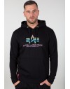 Alpha Industries pánská mikina Basic Hoody Rainbow Ref. Print