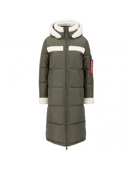 Dámská bunda Alpha Industries Puffer Coat ZH olive