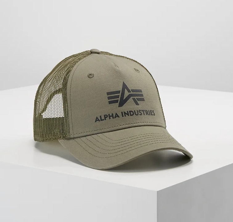 Alpha Industries Basic Trucker Cap Dark Green - RIGHT STORE