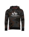 Alpha Industries Basic Hoody Black Camo