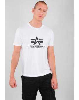 Alpha Industries Pánské tričko Basic white/black