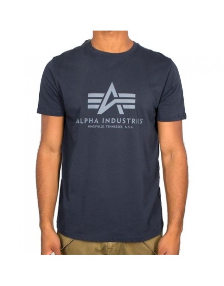 Alpha Industries Pánské tričko Basic Rep.blue