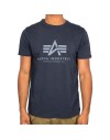 Alpha Industries Pánské tričko Basic Rep.blue