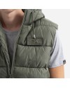 Alpha Industries Hooded Puffer Vest FD greyblack