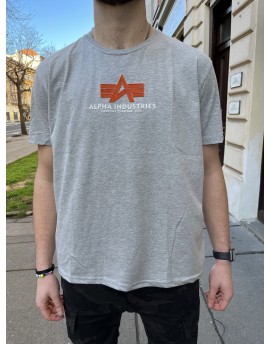 Alpha Industries Basic T Rubber greyheather