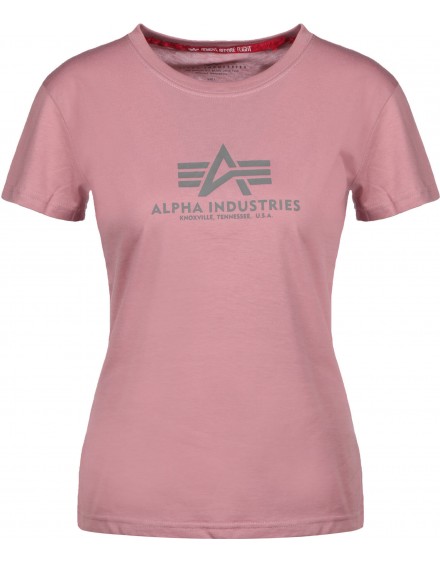 Alpha Industries New Basic T Wmn Foil Print Pink/metalsilver