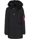 Alpha Industries dámská zimní bunda Polar Jacket all black