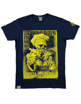 Pánské triko Yakuza Premium YPS 3601 dark blue