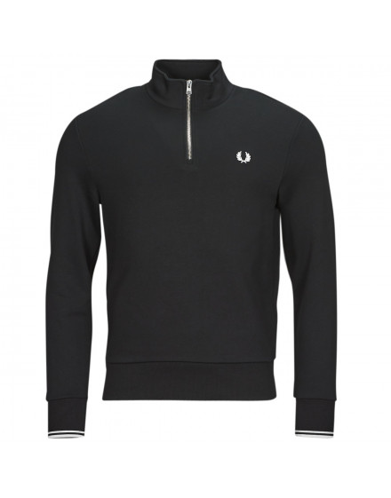 Fred Perry HALF ZIP SWEATSHIRT black