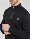 Fred Perry HALF ZIP SWEATSHIRT black